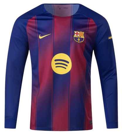 Barcelona Home 25/26 Long sleeve